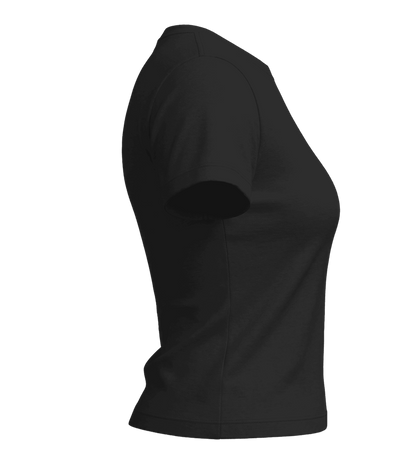 Premium Cropped Women’s T-Shirt_DEEP BLACK_right