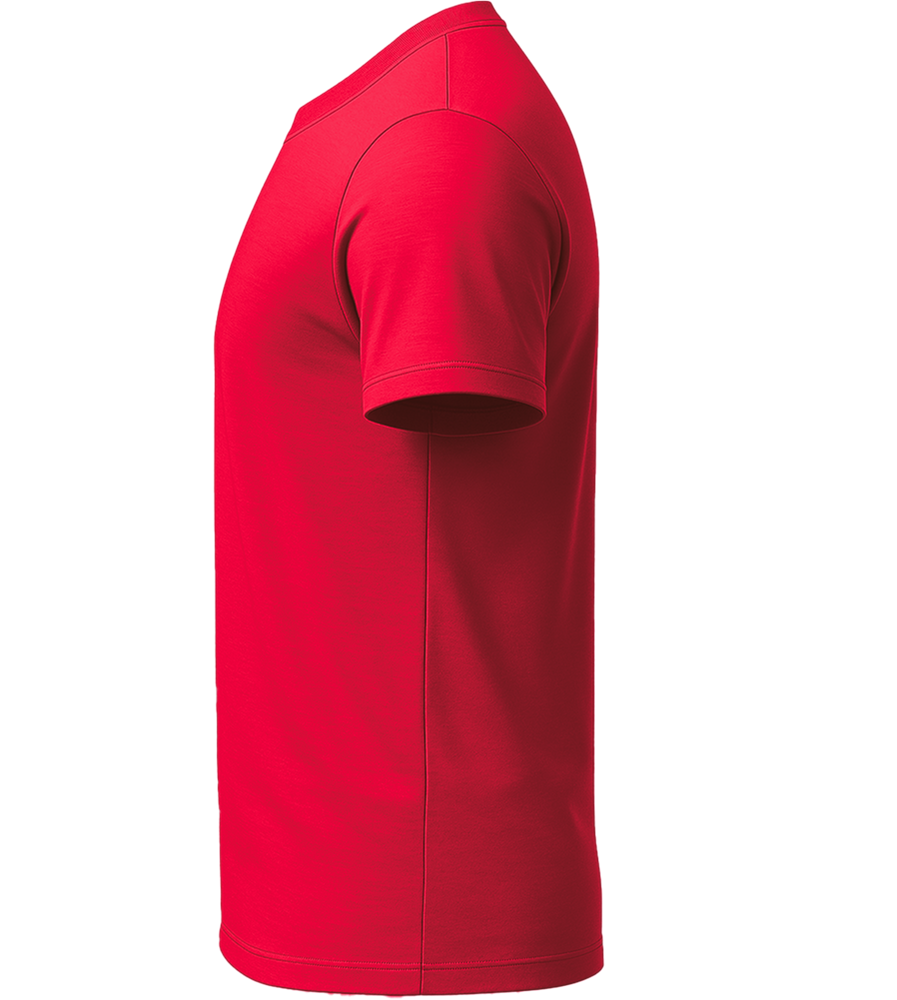 Silhouette of the Dogfather Design - Basic Unisex T-Shirt_RED_left