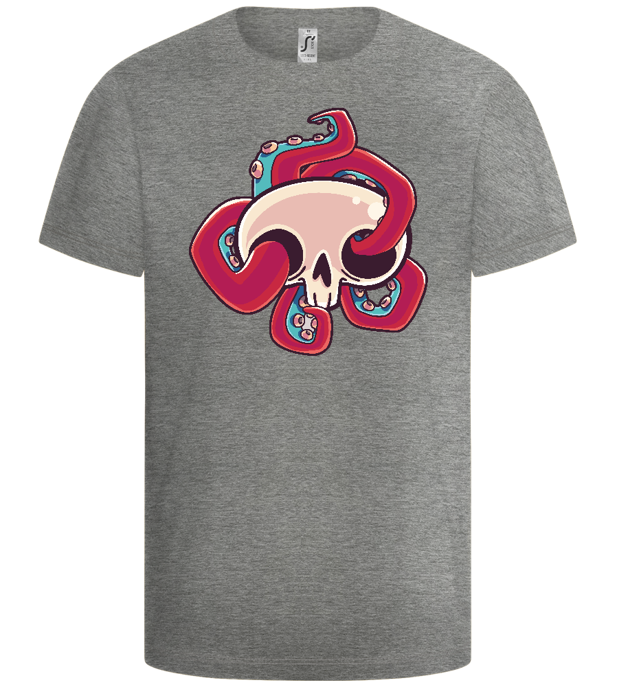 Squid Skull Design - Basic kids t-shirt_ORION GREY_front