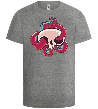 Squid Skull Design - Basic kids t-shirt_ORION GREY_front