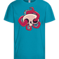 Squid Skull Design - Basic kids t-shirt_TURQUOISE_front