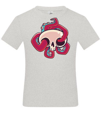 Squid Skull Design - Basic kids t-shirt_VIBRANT WHITE_front