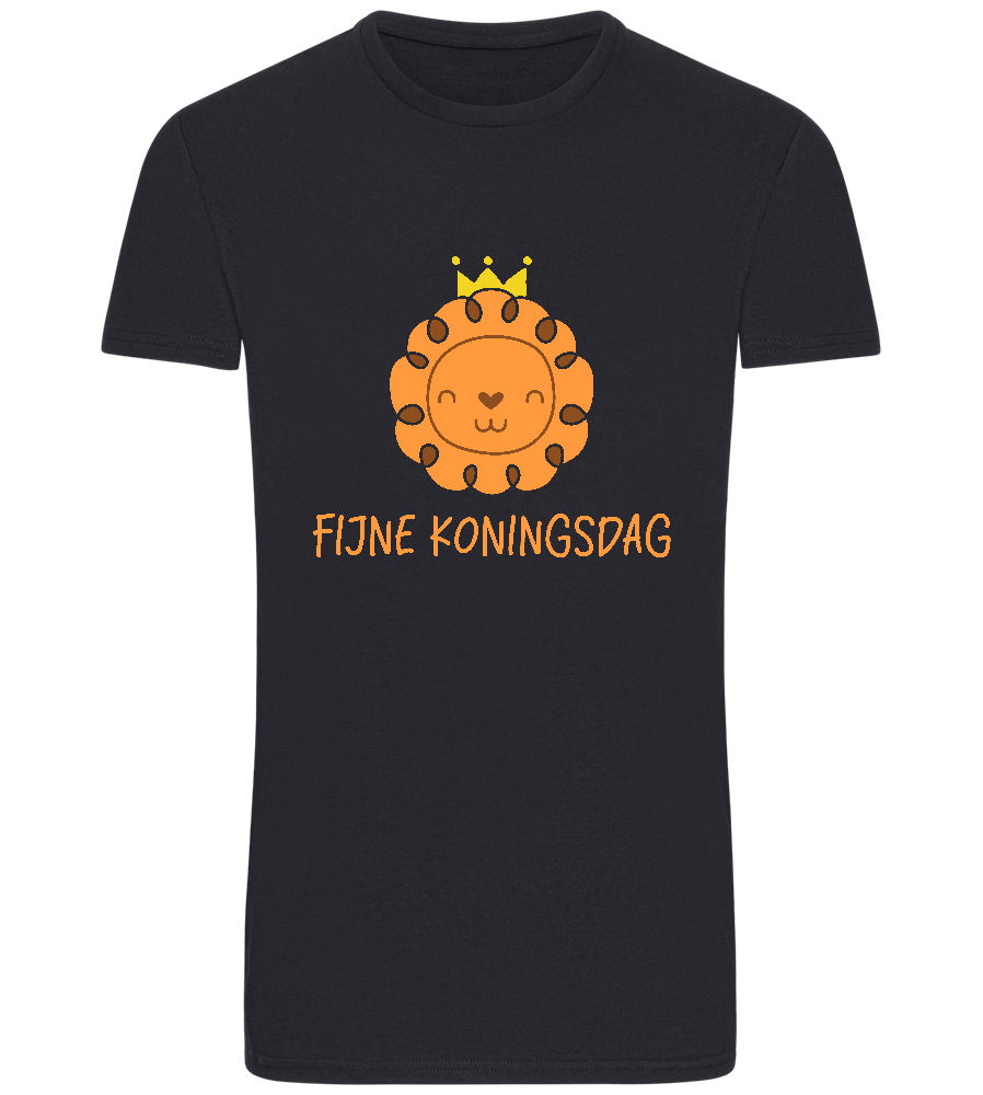 Fijne Koningsdag Design - Basic Unisex T-Shirt_FRENCH NAVY_front