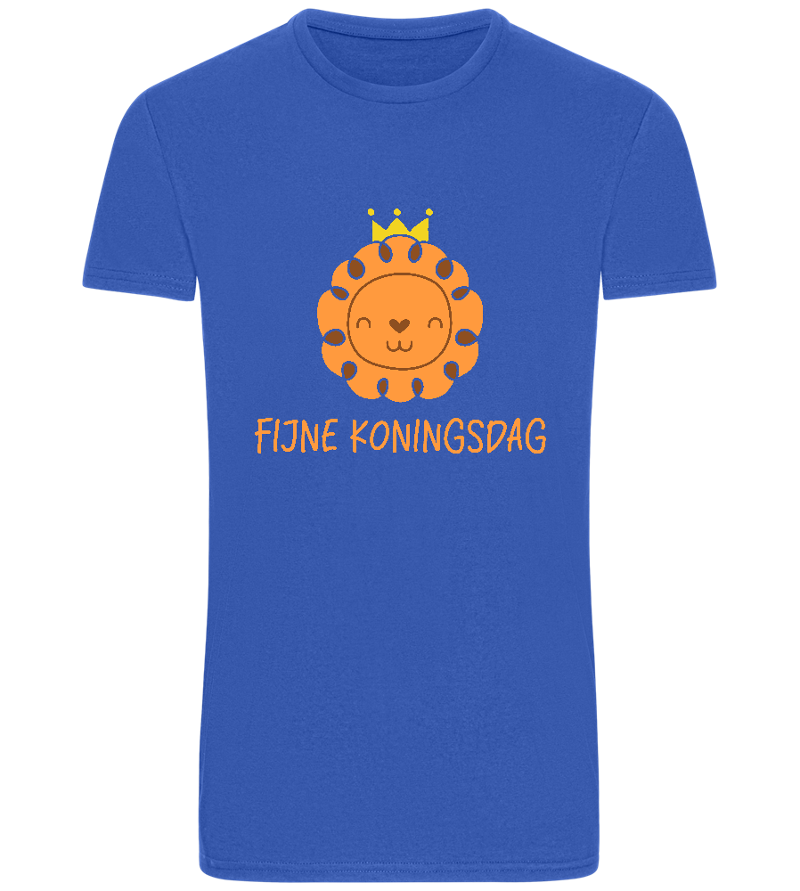 Fijne Koningsdag Design - Basic Unisex T-Shirt_ROYAL_front