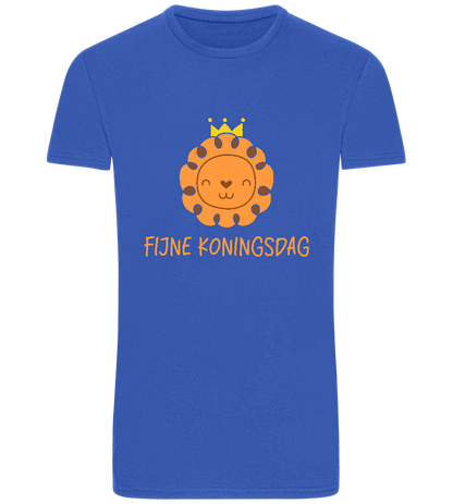 Fijne Koningsdag Design - Basic Unisex T-Shirt_ROYAL_front