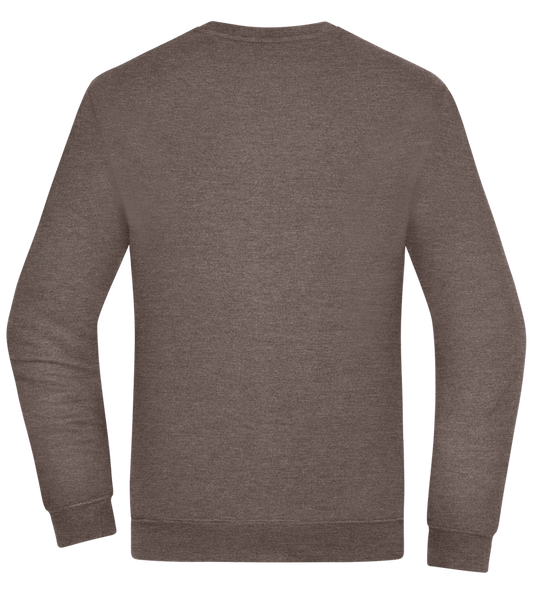 Super Dad 1 Design - Comfort Essential Unisex Sweater_CHARCOAL CHIN_back