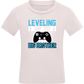 Leveling Up To Big Brother Design - Comfort kids fitted t-shirt_LIGHT PINK_front