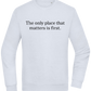 The Only Place That Matters Design - Comfort Essential Unisex Sweater_CREAMY BLUE_front