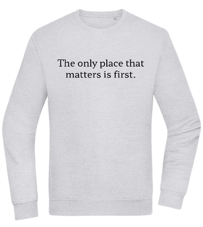 The Only Place That Matters Design - Comfort Essential Unisex Sweater_ORION GREY II_front