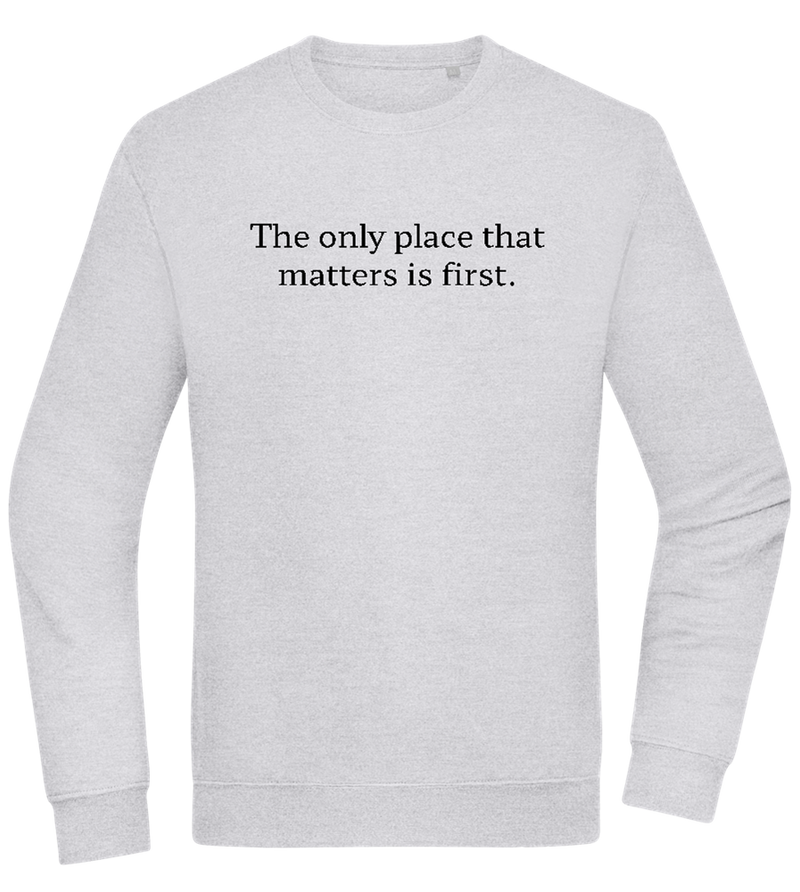 The Only Place That Matters Design - Comfort Essential Unisex Sweater_ORION GREY II_front