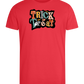 Spooky Trick or Treat Design - Comfort men's fitted t-shirt_BRIGHT RED_front