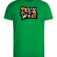 Spooky Trick or Treat Design - Comfort men's fitted t-shirt_MEADOW GREEN_front