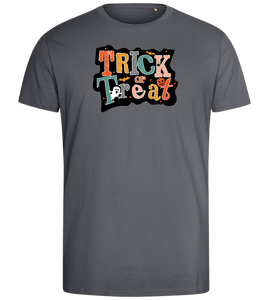 Spooky Trick or Treat Design - Comfort men's fitted t-shirt