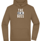 The Real Boss Design - Premium Essential Unisex Hoodie_ARMY_front