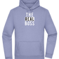 The Real Boss Design - Premium Essential Unisex Hoodie_BLUE_front