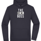 The Real Boss Design - Premium Essential Unisex Hoodie_FRENCH NAVY_front