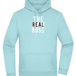 The Real Boss Design - Premium Essential Unisex Hoodie_POOL BLUE_front