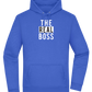 The Real Boss Design - Premium Essential Unisex Hoodie_ROYAL_front