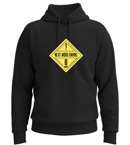 Mood Swing Announcement Design - Premium Essential Unisex Hoodie_BLACK_front