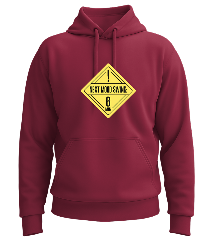 Mood Swing Announcement Design - Premium Essential Unisex Hoodie_BORDEAUX_front