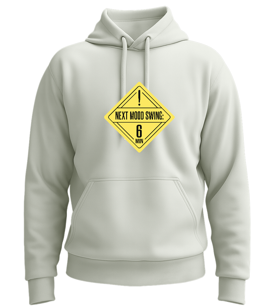 Mood Swing Announcement Design - Premium Essential Unisex Hoodie_CREAMY GREEN_front