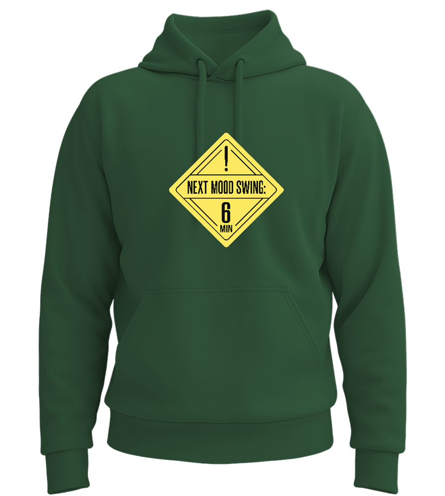 Mood Swing Announcement Design - Premium Essential Unisex Hoodie_GREEN BOTTLE_front