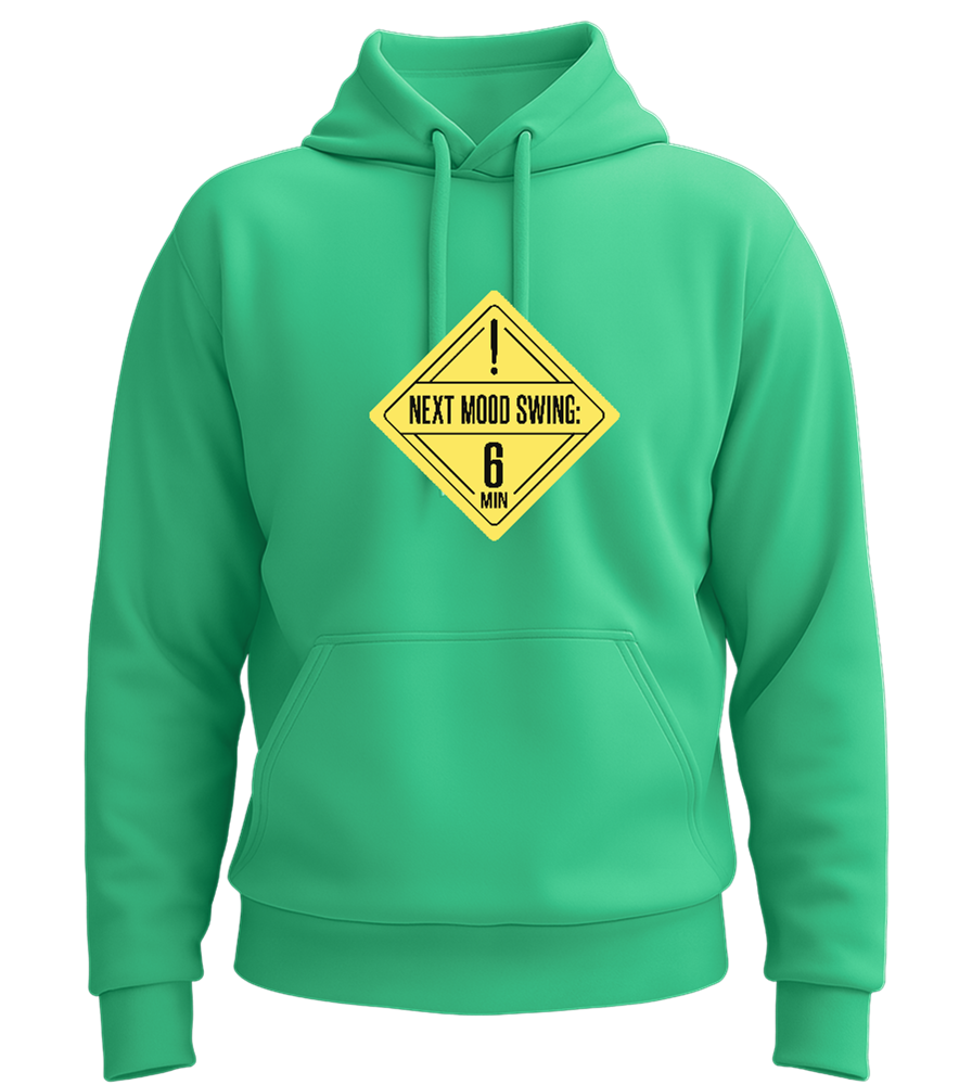 Mood Swing Announcement Design - Premium Essential Unisex Hoodie_SPRING GREEN_front