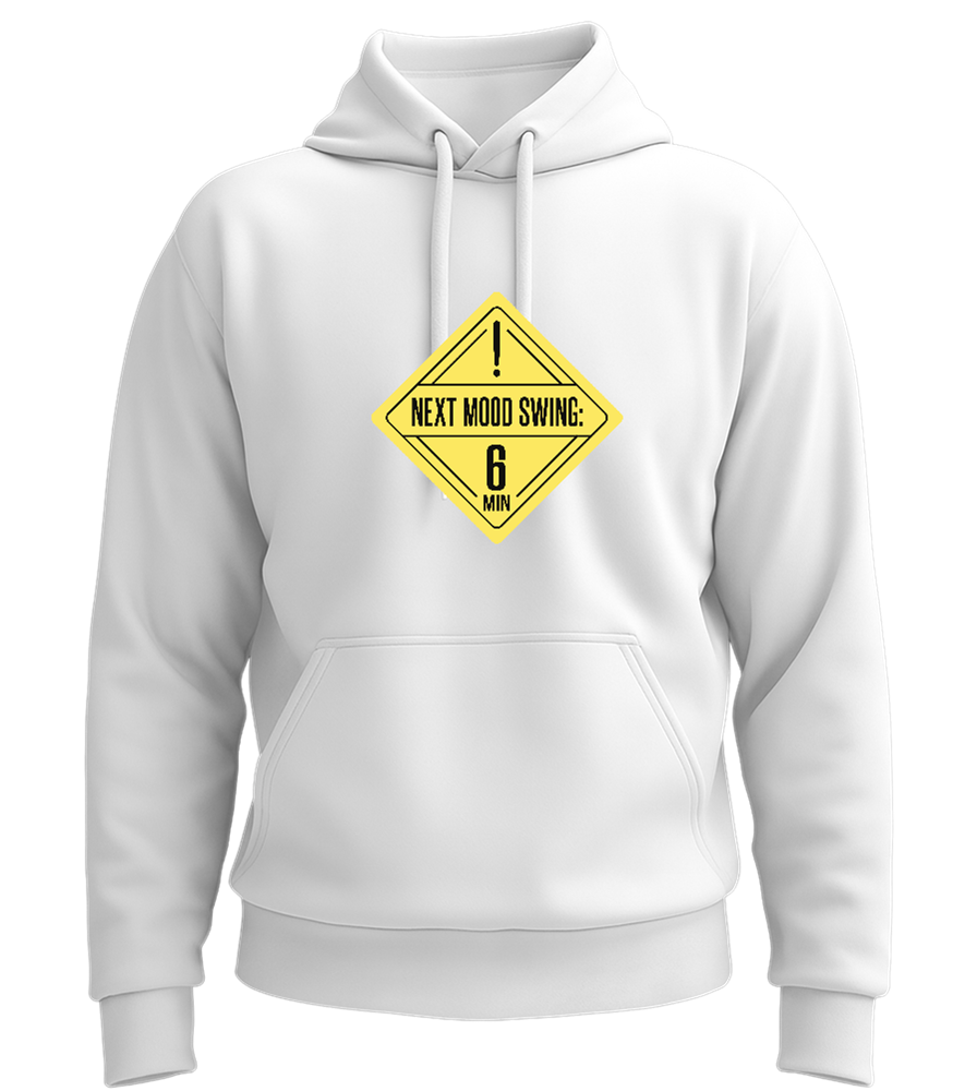 Mood Swing Announcement Design - Premium Essential Unisex Hoodie_WHITE_front