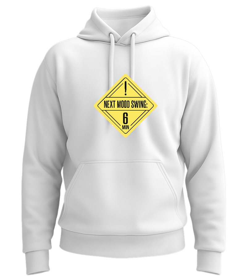 Mood Swing Announcement Design - Premium Essential Unisex Hoodie_WHITE_front