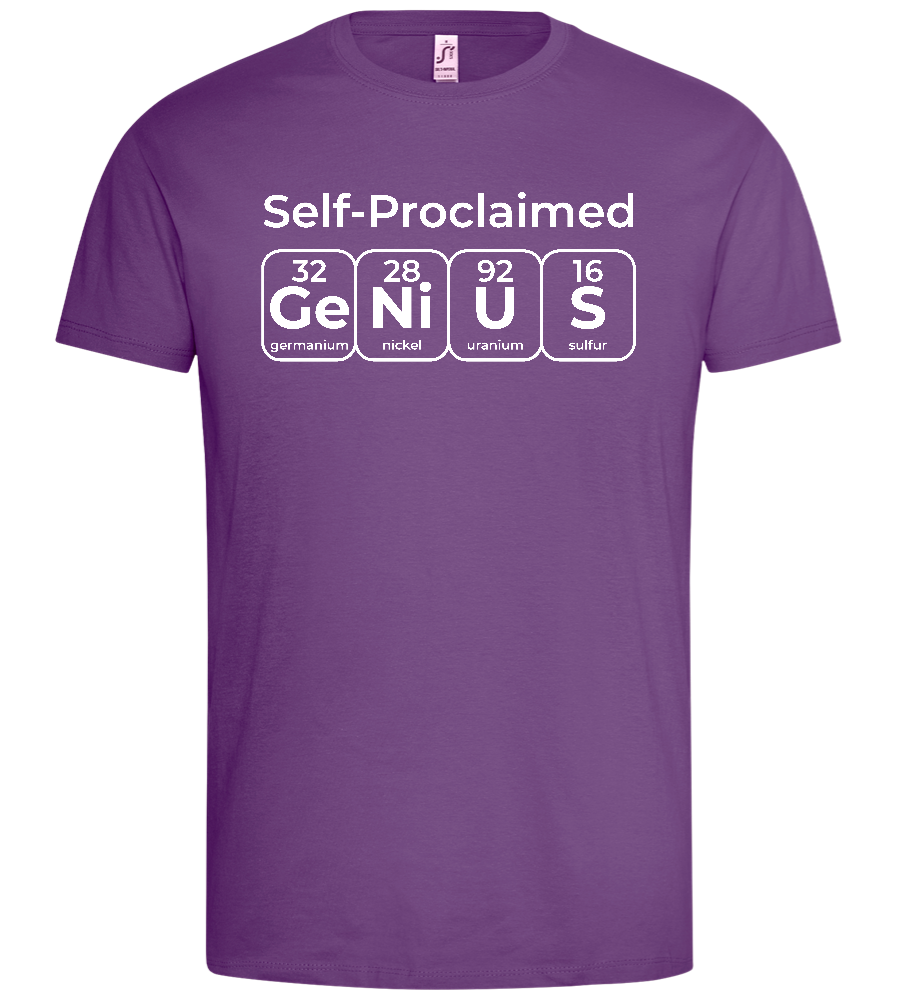 Periodic Table Genius Design - Premium men's t-shirt_LIGHT PURPLE_front