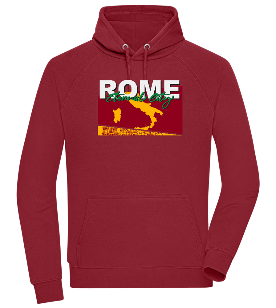 Eternal City Design - Comfort unisex hoodie_BORDEAUX_front