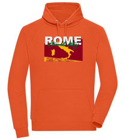 Eternal City Design - Comfort unisex hoodie_BURNT ORANGE_front