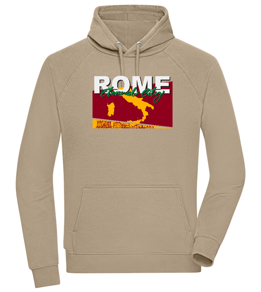 Eternal City Design - Comfort unisex hoodie_KHAKI_front