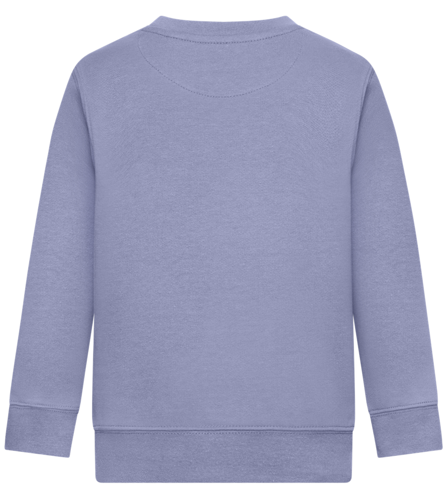 Super Girl Forever Design - Comfort Kids Sweater_BLUE_back