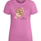 Happy Mother's Day Flower Bouquet Design - Premium women's t-shirt_PINK ORCHID_front