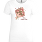 Happy Mother's Day Flower Bouquet Design - Premium women's t-shirt_WHITE_front