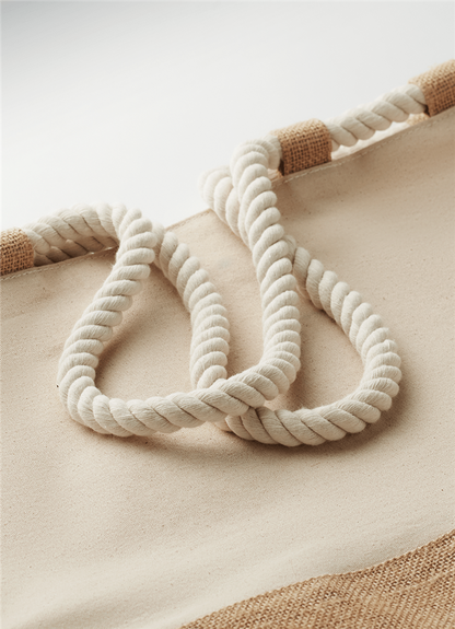 Canvas beach bag_BEIGE_DETAILEDIMAGE_back_1