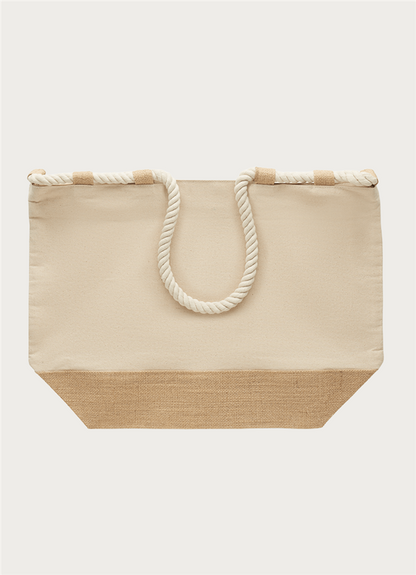 Canvas beach bag_BEIGE_DETAILEDIMAGE_back_2