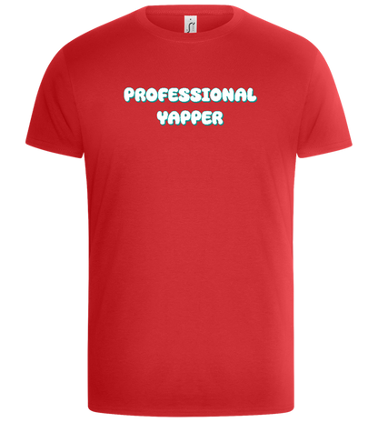 Professional Yapper Design - Basic Unisex T-Shirt_RED_front