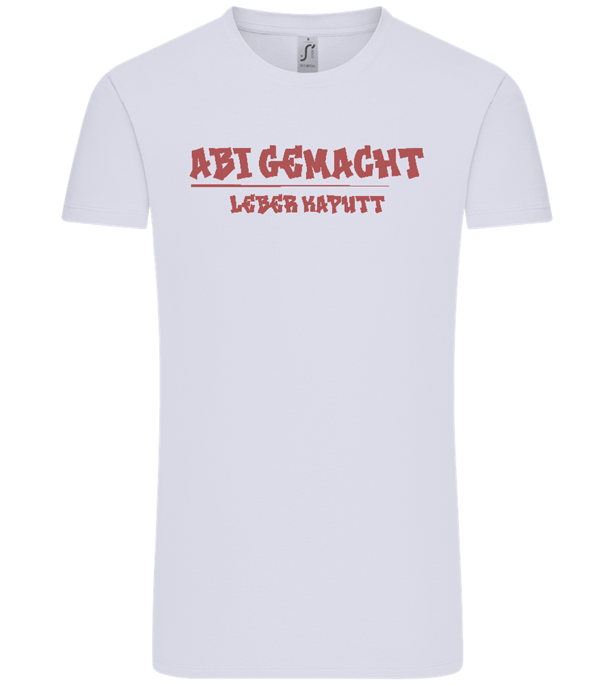 Abi Gemacht Leber Kaputt Design - Comfort Unisex T-Shirt_LILAK_front