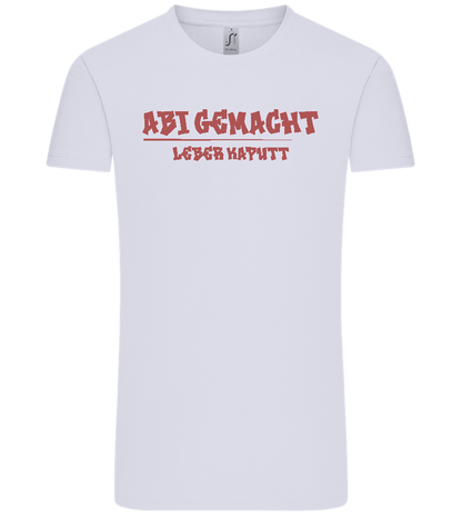 Abi Gemacht Leber Kaputt Design - Comfort Unisex T-Shirt_LILAK_front
