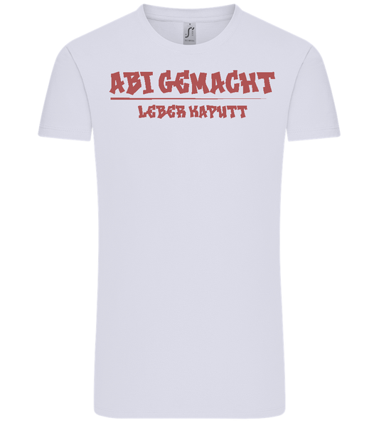 Abi Gemacht Leber Kaputt Design - Comfort Unisex T-Shirt_LILAK_front