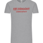 Abi Gemacht Leber Kaputt Design - Comfort Unisex T-Shirt_ORION GREY_front