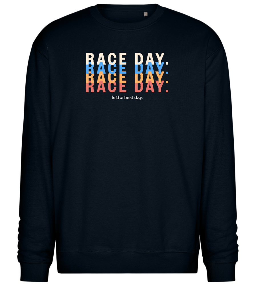 Best Day of the Week Design - Comfort Essential Unisex Sweater_BLACK_front