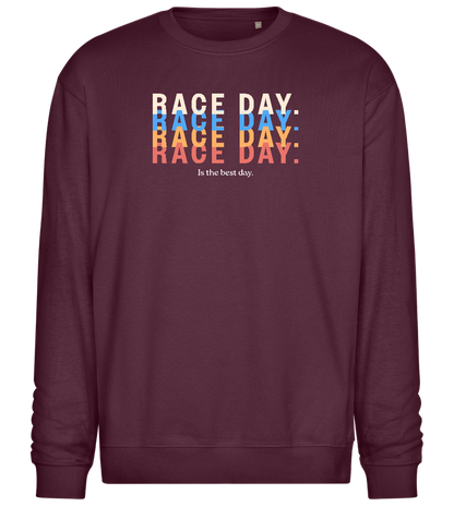 Best Day of the Week Design - Comfort Essential Unisex Sweater_BORDEAUX_front