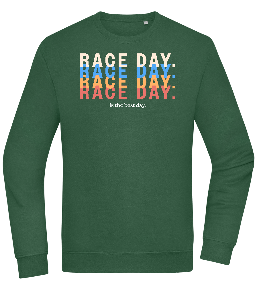 Best Day of the Week Design - Comfort Essential Unisex Sweater_GREEN BOTTLE_front