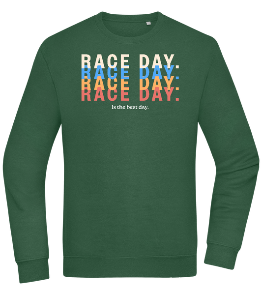 Best Day of the Week Design - Comfort Essential Unisex Sweater_GREEN BOTTLE_front