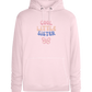 Cool Little Sister Butterfly Design - Premium unisex hoodie_LIGHT PEACH ROSE_front