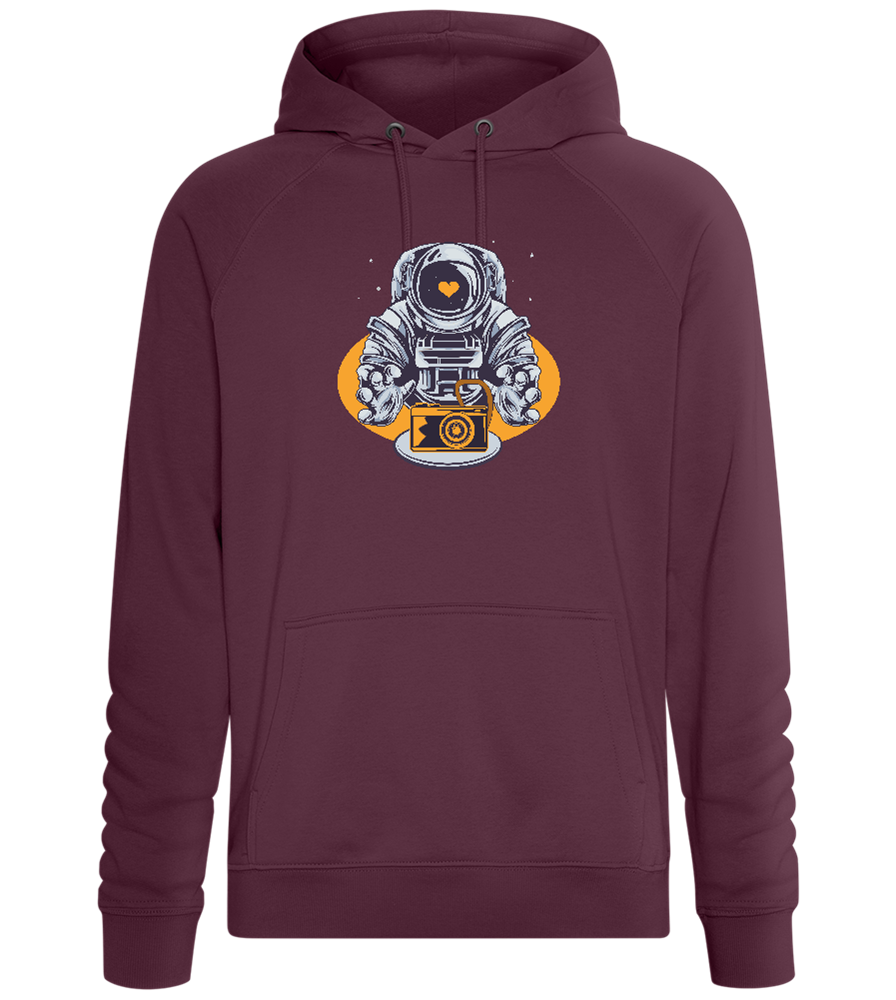 Spaceman Camera Design - Comfort unisex hoodie_BORDEAUX_front