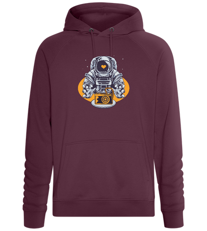 Spaceman Camera Design - Comfort unisex hoodie_BORDEAUX_front